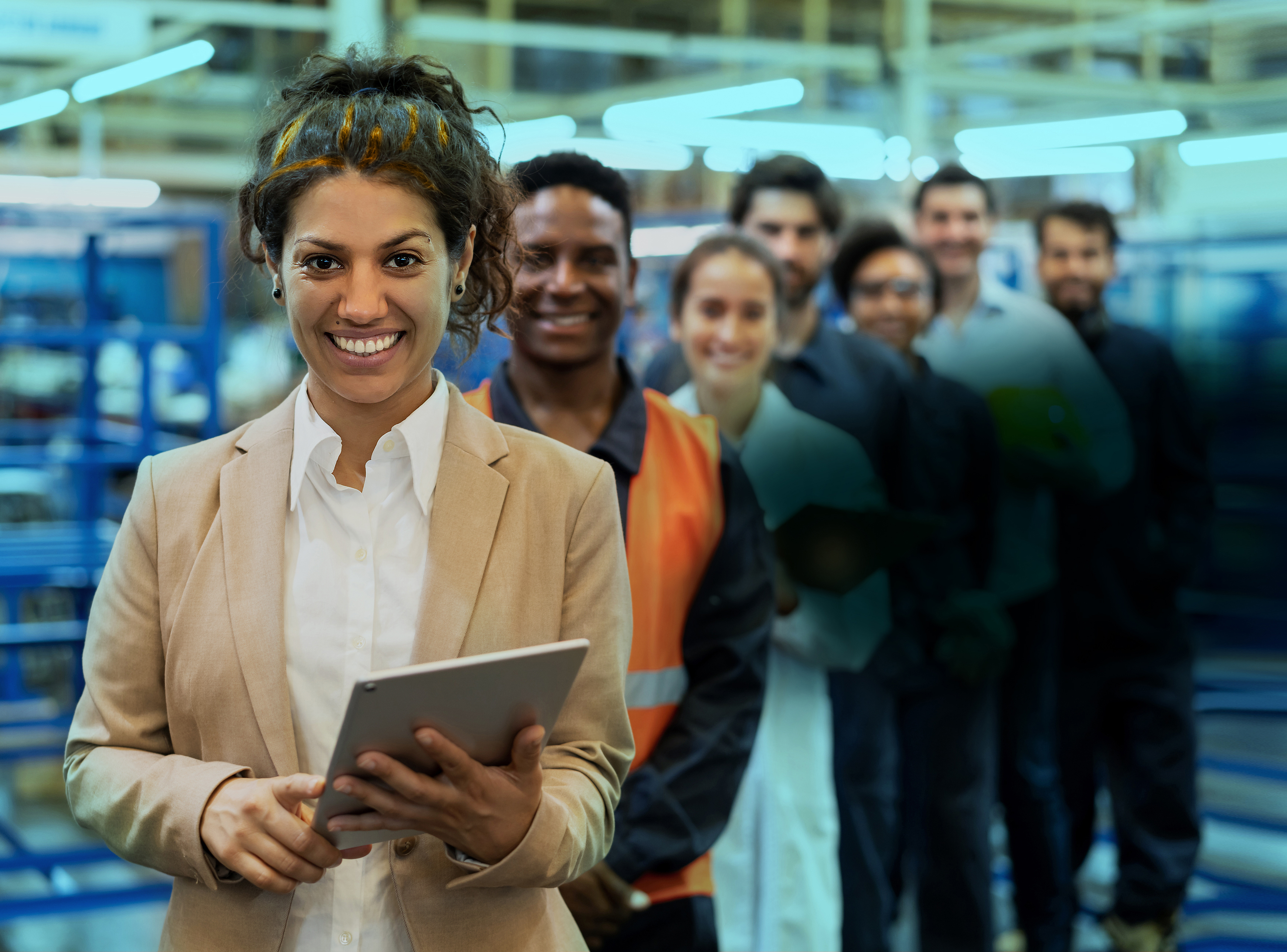 Woman in Factory